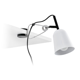 STUDIO Lampe avec pince blanche