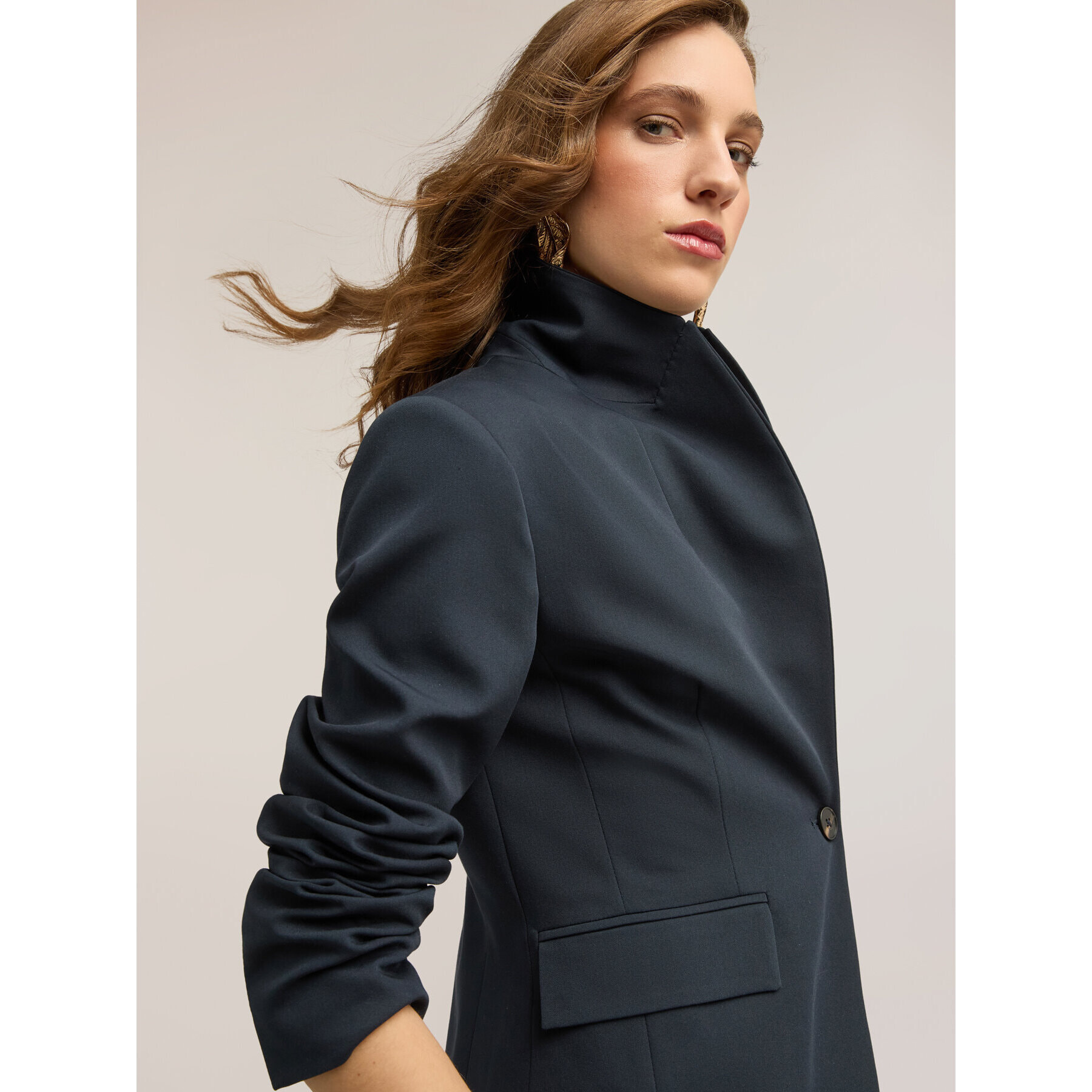 Motivi - Blazer monopetto con revers - Blu
