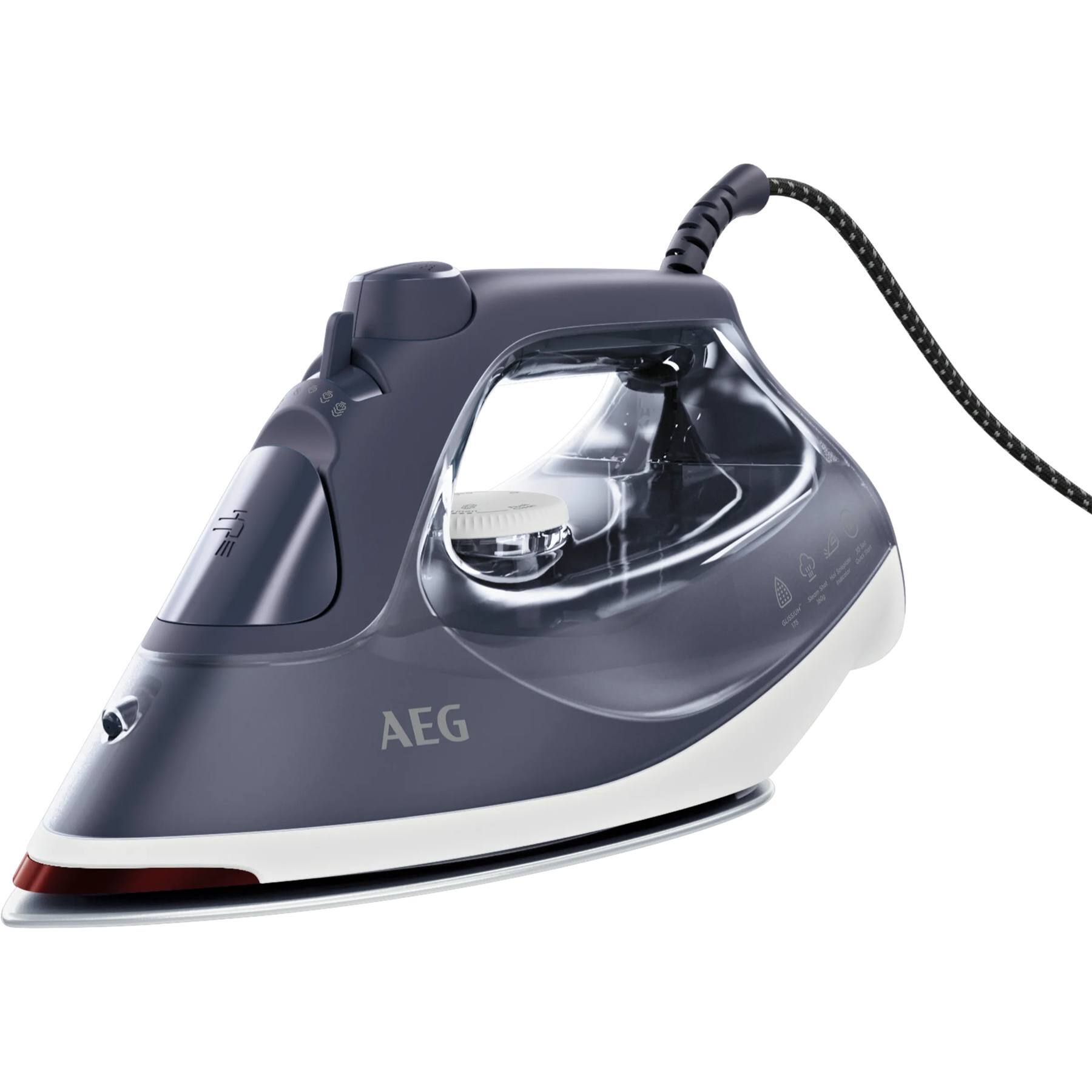 AEG Plancha de vapor AEG Delicate 6000 de 2400 W y 160 g/mm de golpe de vapor SI6-1-2MN