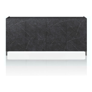 ORESTELUCHETTA madia grande DURHAM BLACK MARBLE