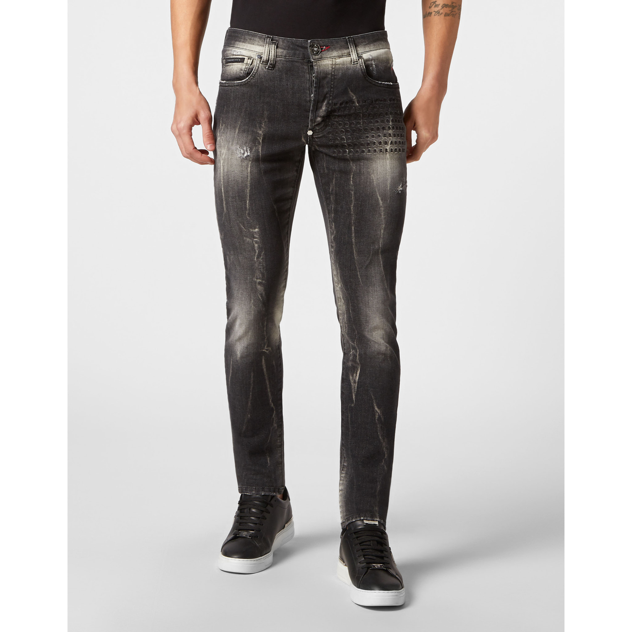 PHILIPP PLEIN Jeans Straight Cut SKULL&BONES