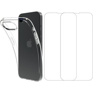 Pack ESSENTIELB iPhone 16e coque + verre trempé