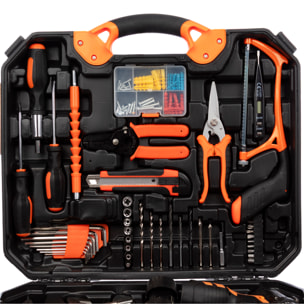 Set di attrezzi con valigetta, trapano elettrico a doppia velocità, 16.8 V 1300mAh e 120 pezzi.