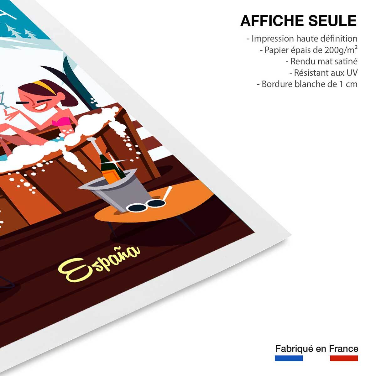 Poster de sierra nevada Affiche seule