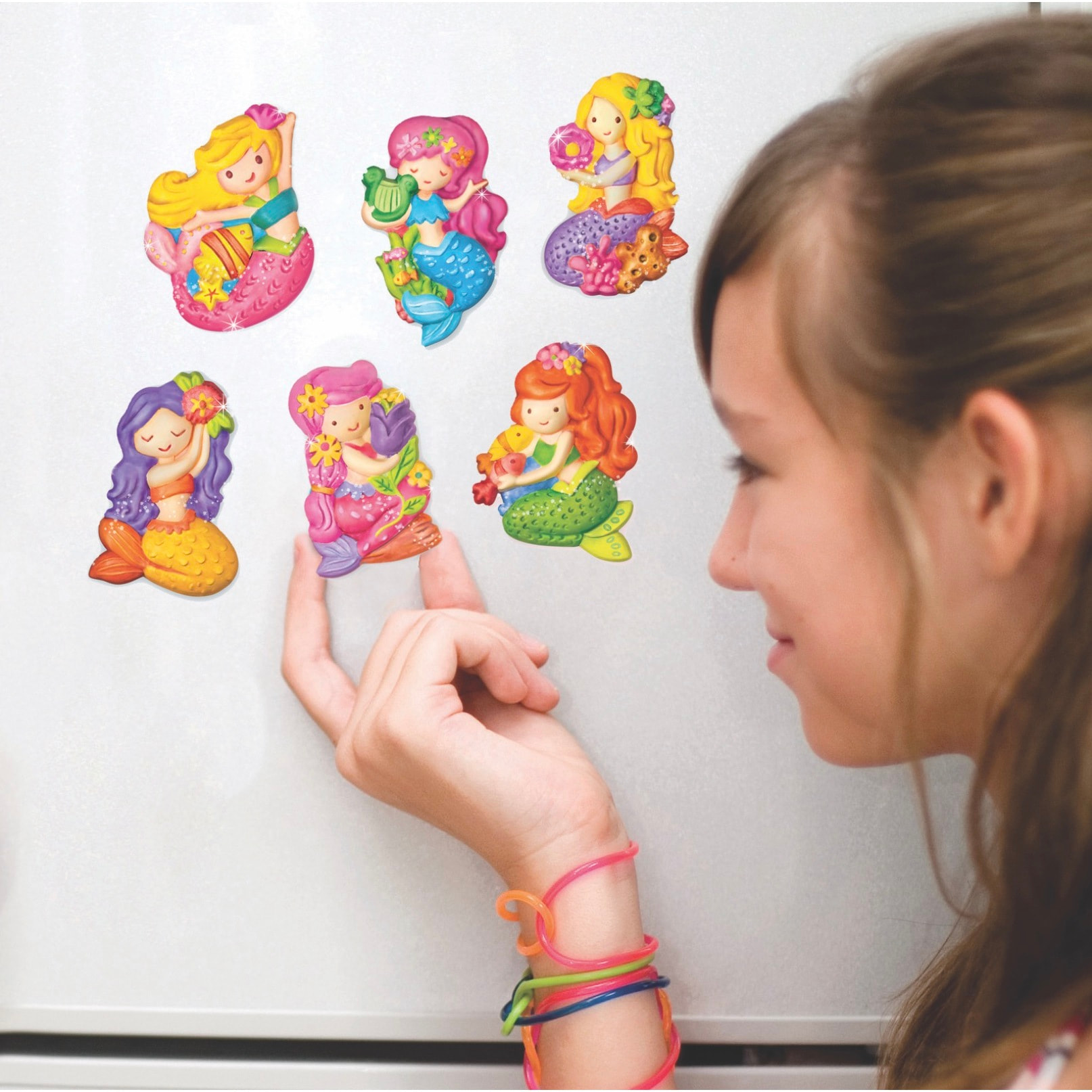 Modella & Dipingi Sirenette Glitter