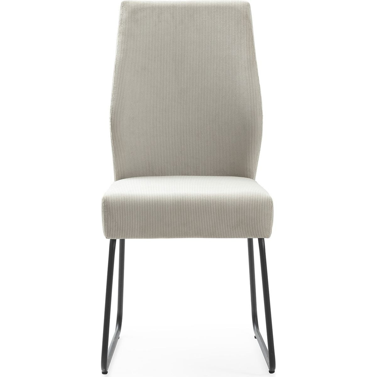 Lot de 4 chaises en velours côtelé - STUGA