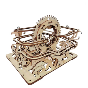 Modello in Legno 3D, con movimento meccanico design di labirinto di palline con pannello Solare.