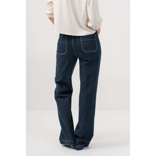 Kocca - Pantaloni in denim wide-leg Donna