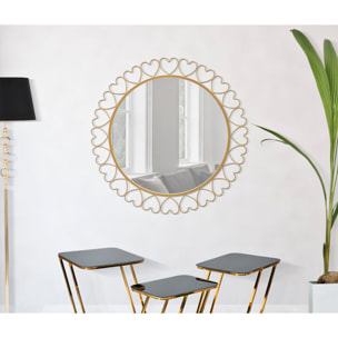 SPECCHIO HEARTS CM Ø 80X2,5