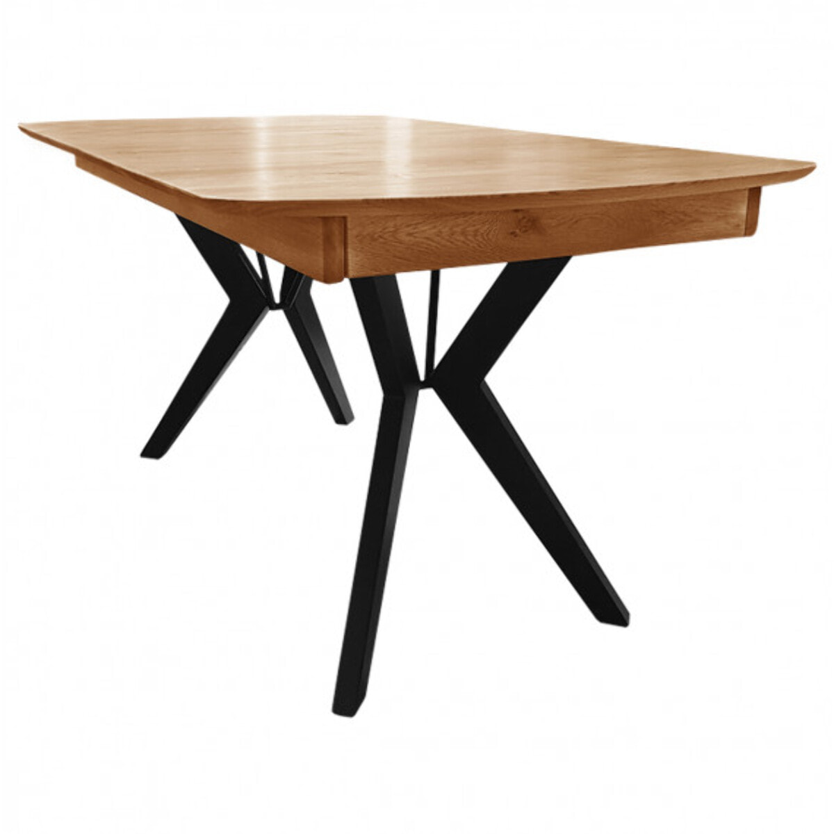Table de repas extensible en bois de chêne massif 160/210cm - ECLIPSE XL