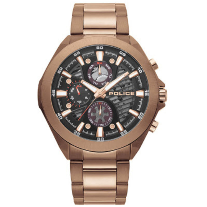 Reloj Police R1453318001 Hombre Analogico Cuarzo con Correa de Acero