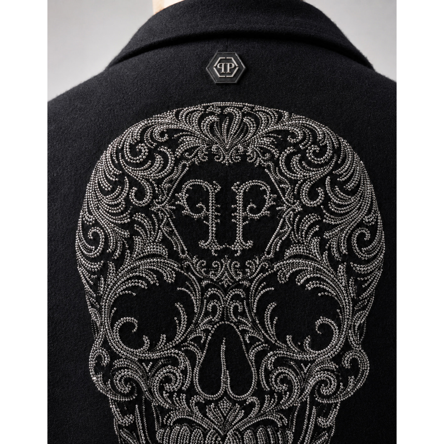 PHILIPP PLEIN Abrigo largo SKULL