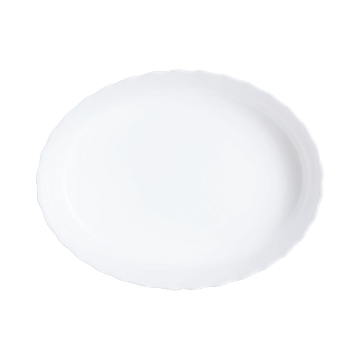 Plat à four ovale blanc 22X17cm Smart Cuisine Trianon 250°C  - Luminarc - Opale culinaire extra léger et résistant