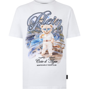 PHILIPP PLEIN Round Neck T-Shirt Teddy Yachting