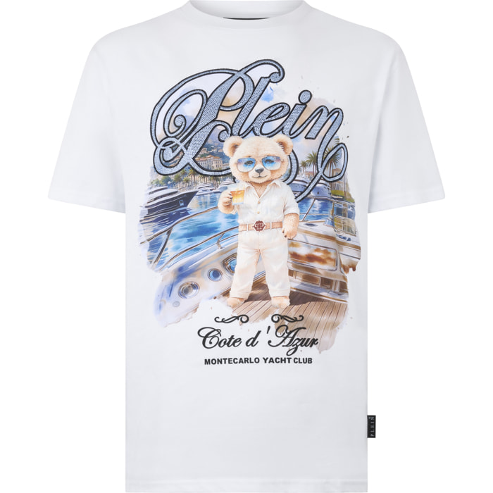 PHILIPP PLEIN Round Neck T-Shirt Teddy Yachting