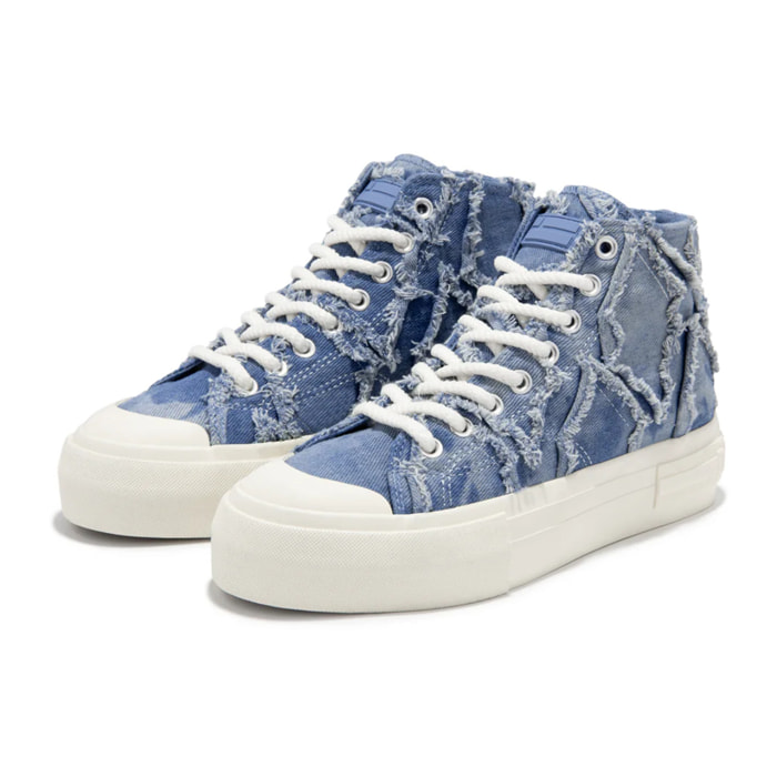 Zapatillas Altas Mujer One Way High Denim D.Franklin