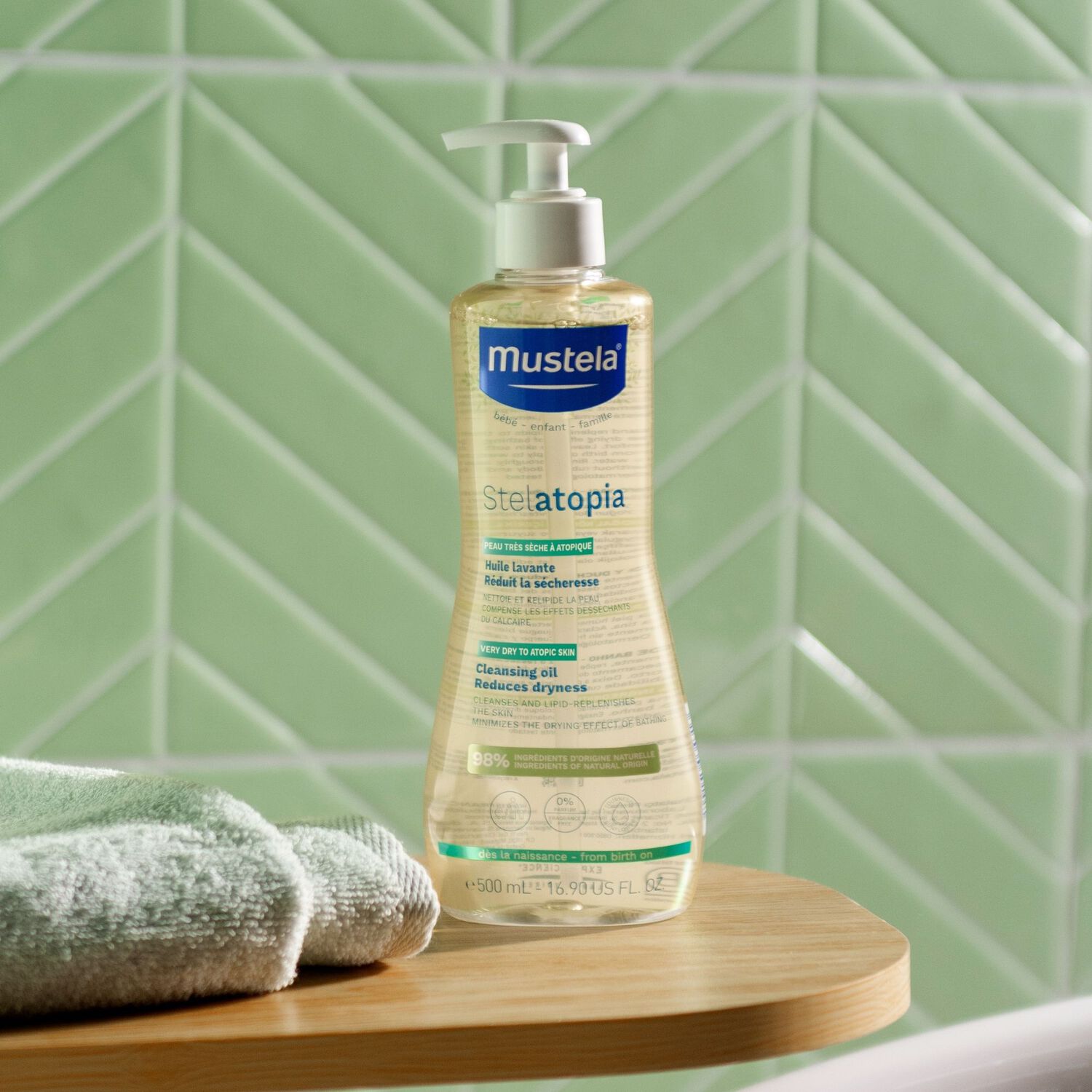 Stelatopia Huile Lavante - Sécheresse Extrême 500ml