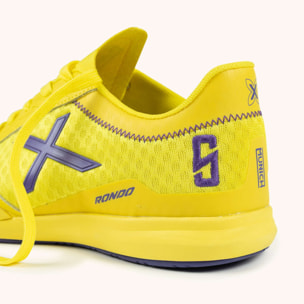MUNICH RONDO 24 Zapatillas de Fútbol Sala Profesionales Amarillo y Lila