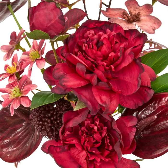 Bouquet Crush H.65cm rouge