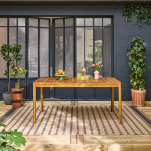 Table de jardin bois d'acacia 8 places SENORA
