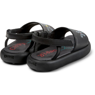 Sandalias - CAMPER Pelotas Flota Sandal Twins - Negro - Cuero liso