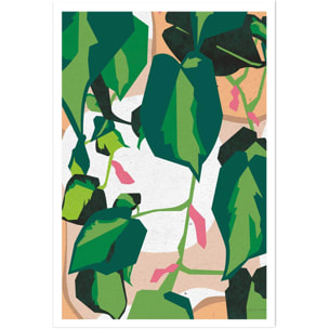 Poster green touch Affiche seule