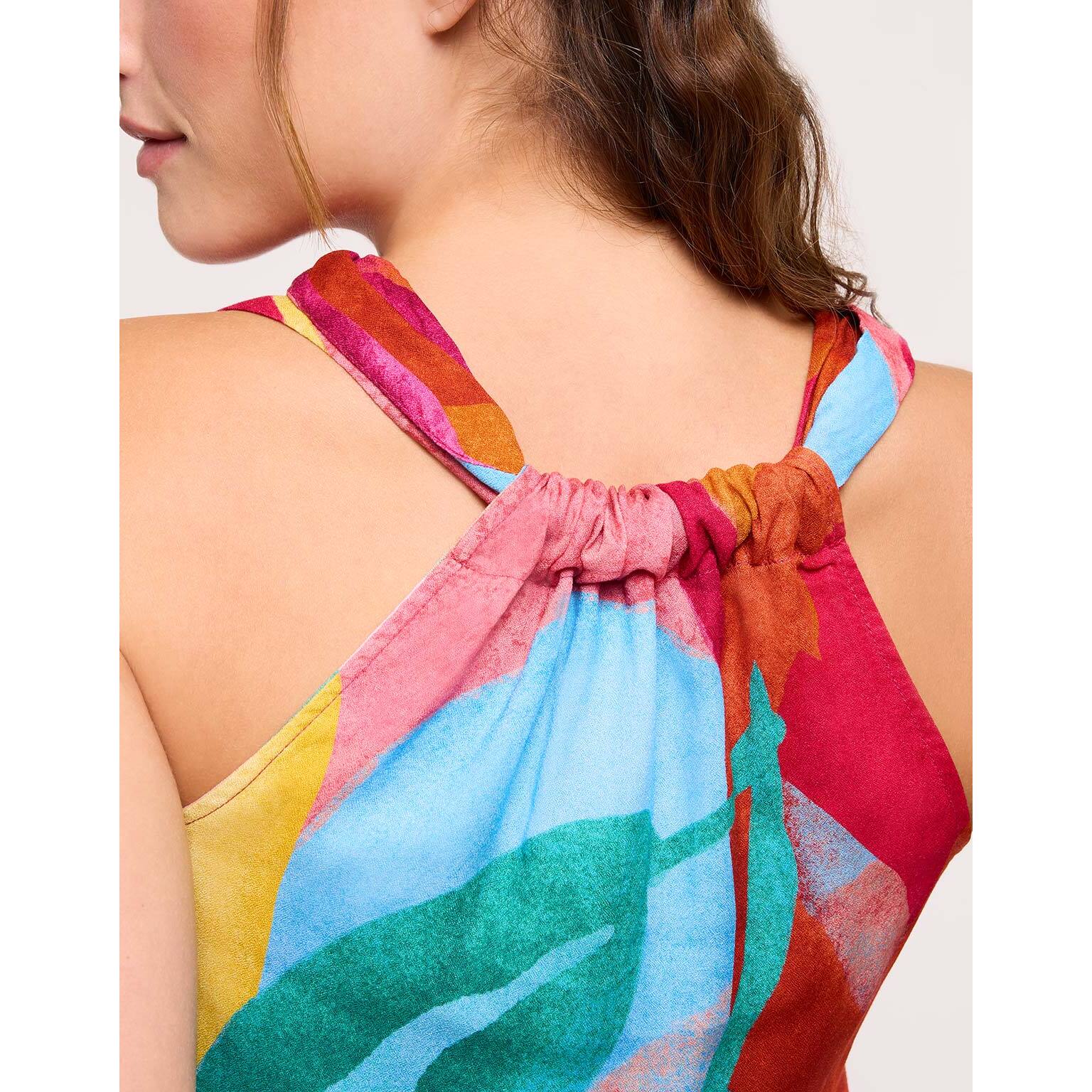 Blusa Sin Mangas Multicolor - Natur