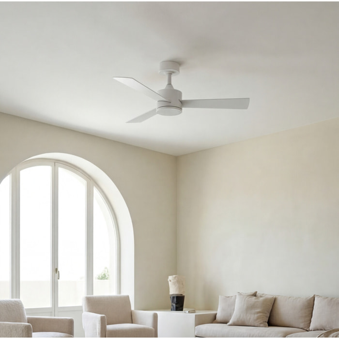 Forlight - Ventilador Marinada Acero Blanco