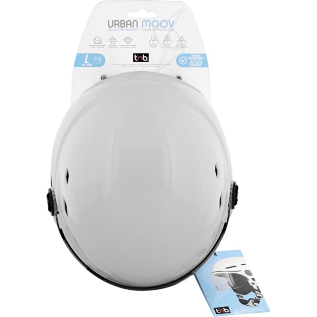 Casque TNB Taille L - Blanc