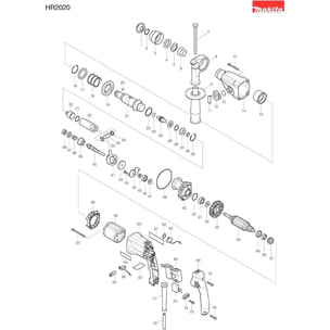 Circlip 28 pour perforateur - MAKITA - 233917-4