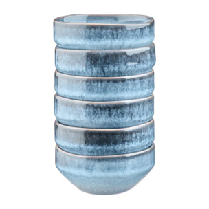 Bol GENESIS Ø8cm - 6 pièces - Mer