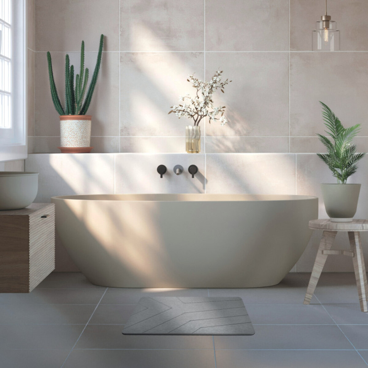 TAPIS DE BAIN DIATOMITE ALAN 60X39CM MSV