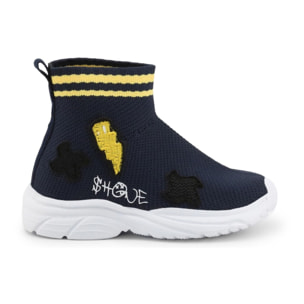 Zapatillas Sneaker para Niño- Shone 1601-005 Navy/Yellow