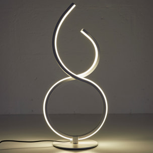 LAMPE LED DESIGN BLANC