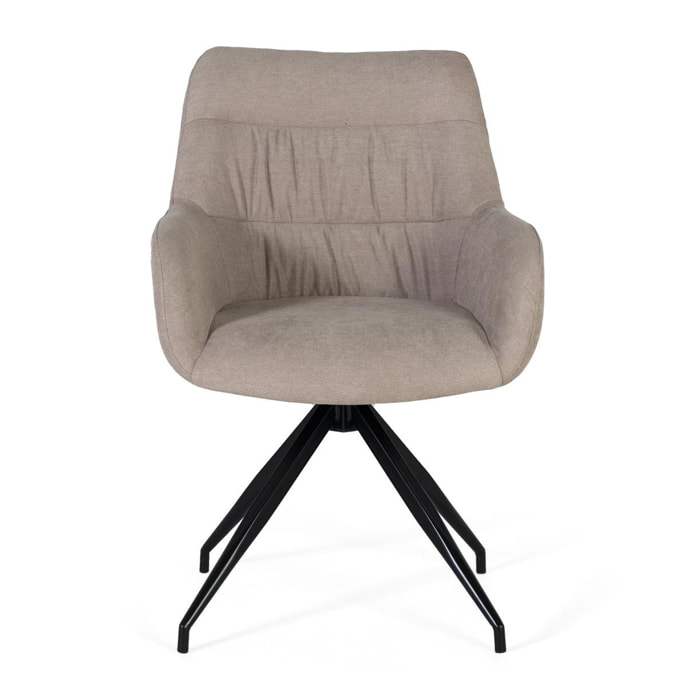 Silla de Tela 58 Cm Estilo Contemporáneo