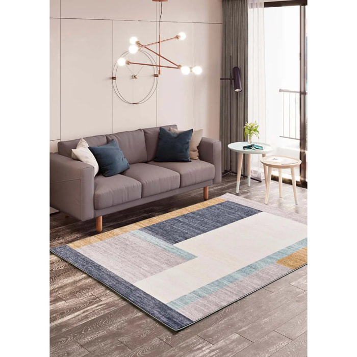 Alfombra impresa geométrica multicolor Class, varias medidas disponibles