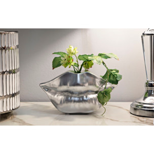 VASO MOUTH LIP SILVER CM 23X8X12