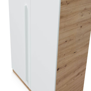 Armario Dess Blanco Artik (Blanco Mate) - Roble Nodi