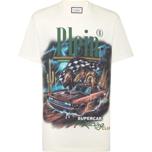 PHILIPP PLEIN Camiseta de cuello redondo RACING