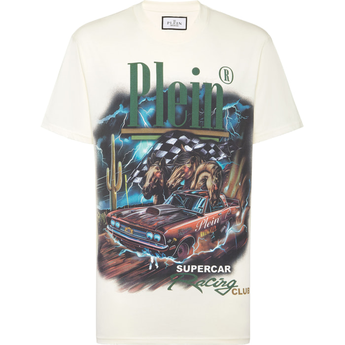 PHILIPP PLEIN Camiseta de cuello redondo RACING