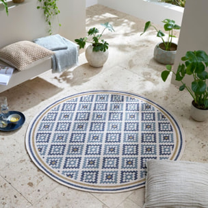 Tapis extérieur rond ZIA
