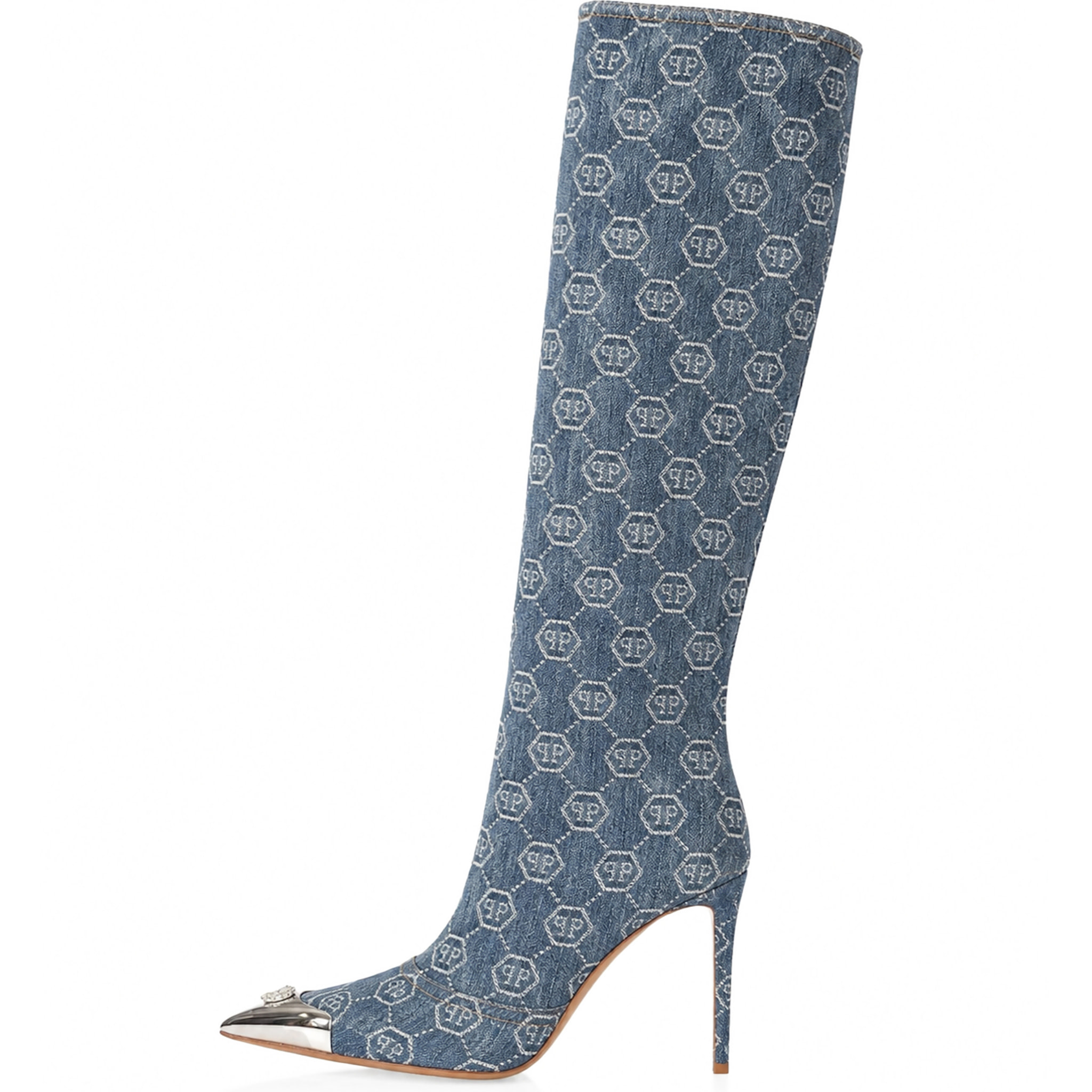 PHILIPP PLEIN Botines de tacón alto MONOGRAM
