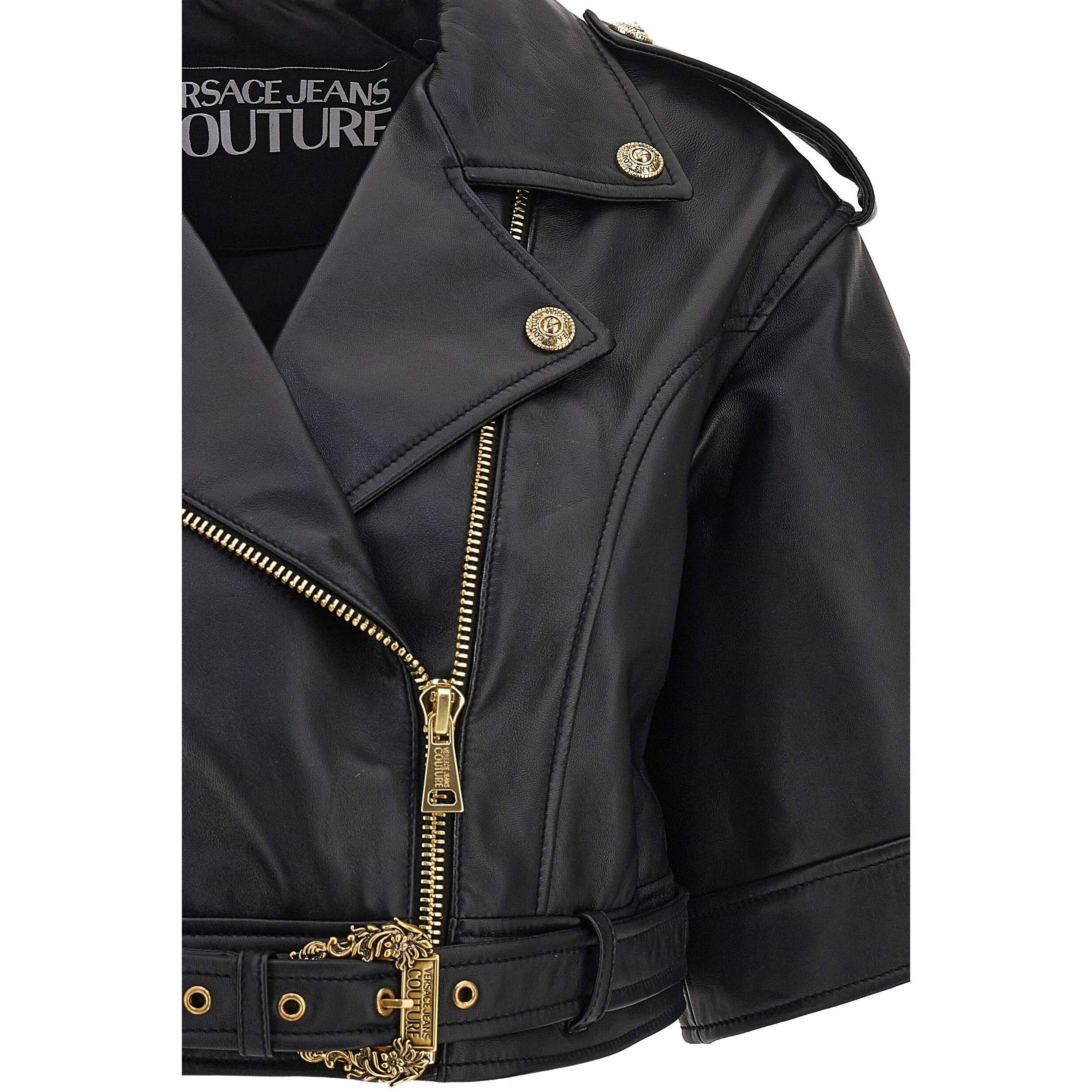 Versace Jeans Couture giacca di pelle