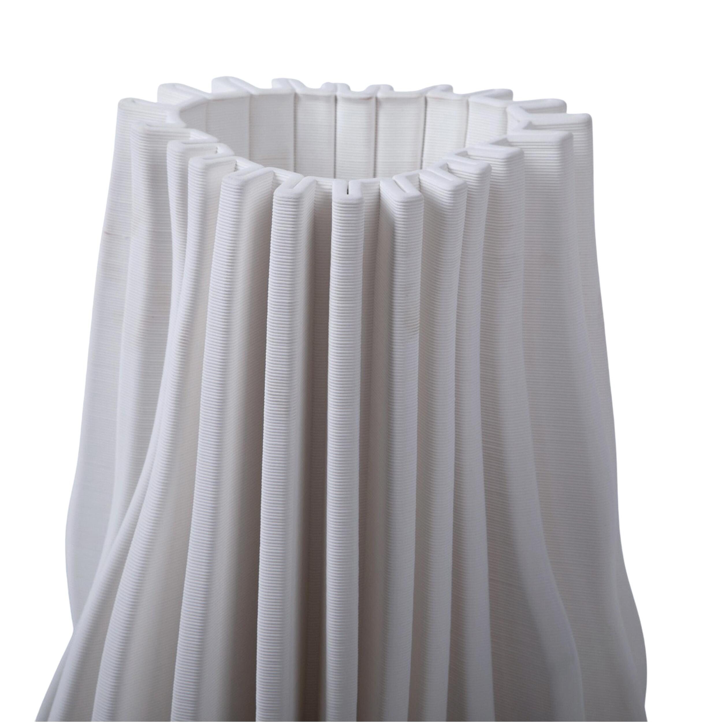 Vaso con righe in rilievo - 31xH48x19cm - Pezzi 1 - Bianchi Dino SpA