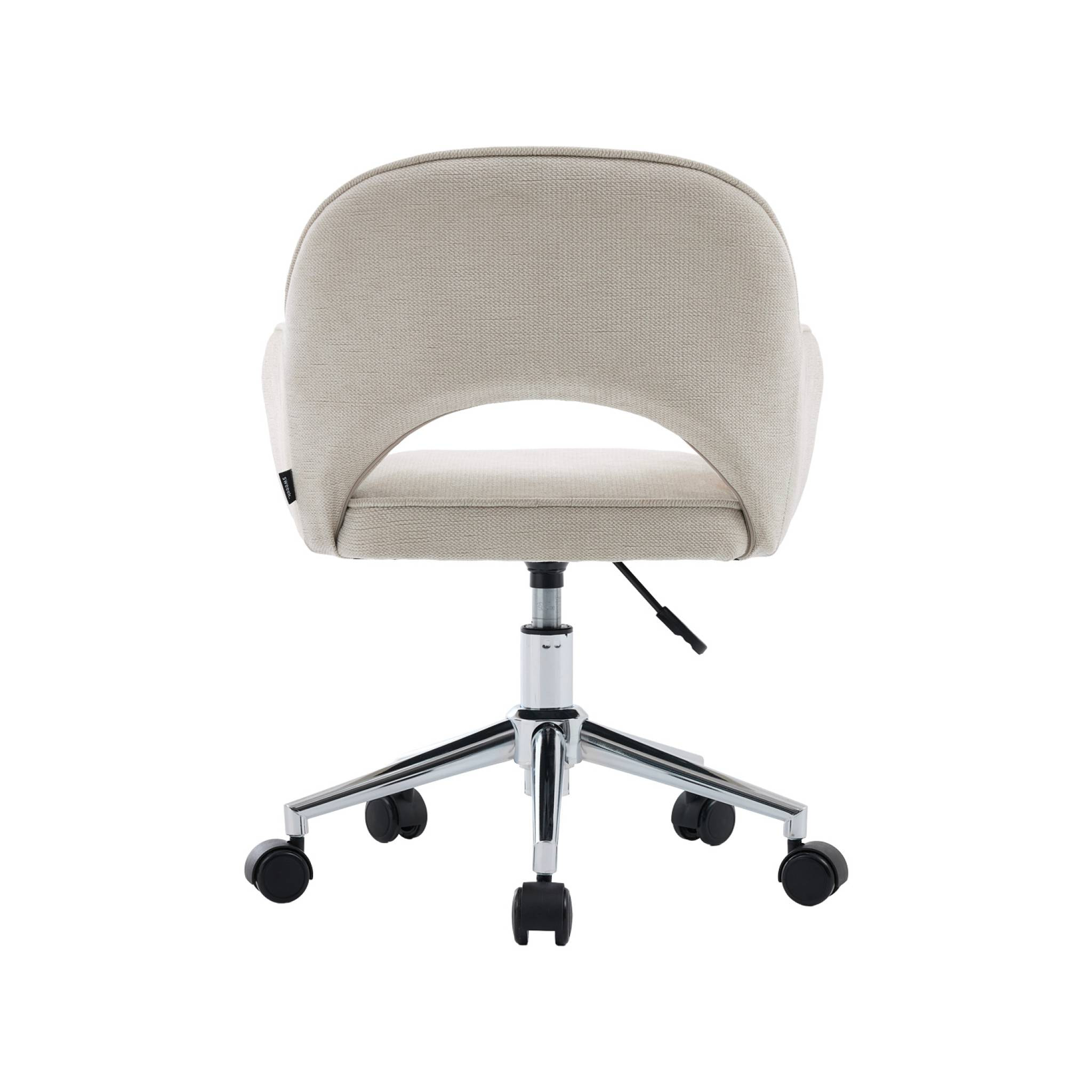 Chaise de bureau enfant à roulettes ajustable tissu chenille JIM KID