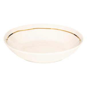 Assiette creuse Selena blanc D20,2xH4,5cm
