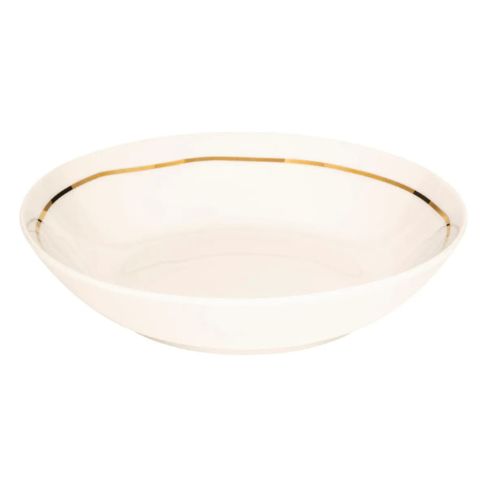 Assiette creuse Selena blanc D20,2xH4,5cm