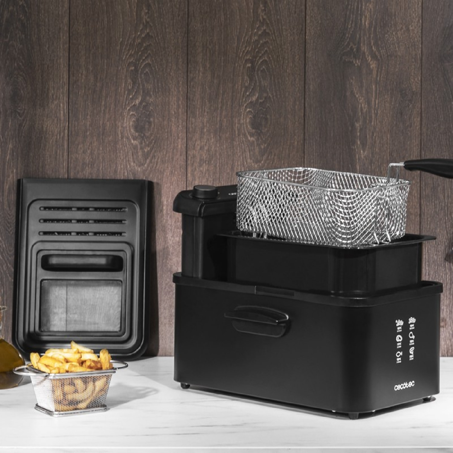 Cecotec Friteuse Cecotec Cleanfry Infinity 3000 Black