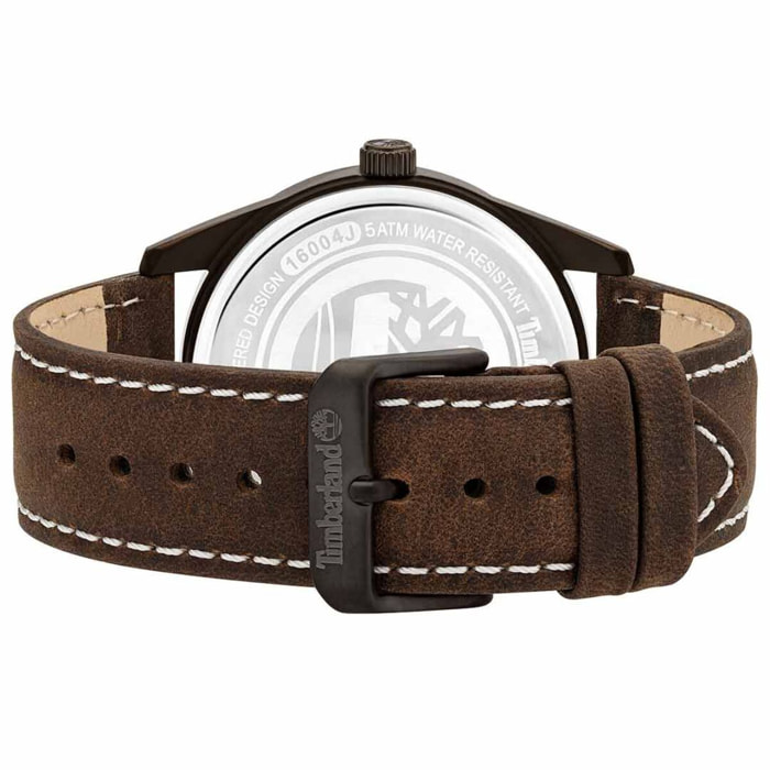 Reloj Timberland TBL.16004JYU-03 Hombre Analogico Solar con Correa de Cuero