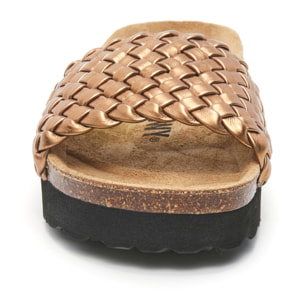 SANDALO CON ZEPPA BILLOWY MARRONE